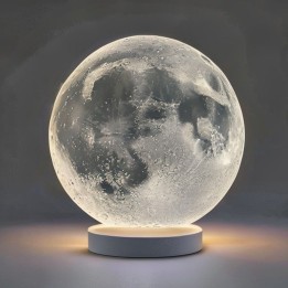 Lampe Lune LED 3D | minifab3d