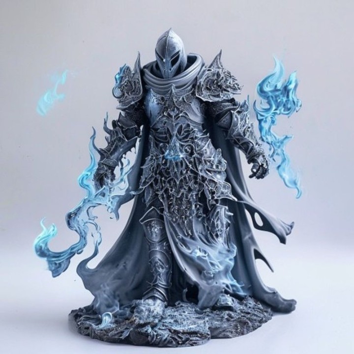 Chevalier Fantôme Dark Fantasy 3D | minifab3d