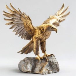 Aigle Royal Réaliste — Figurine Imprimée 3D | minifab3d