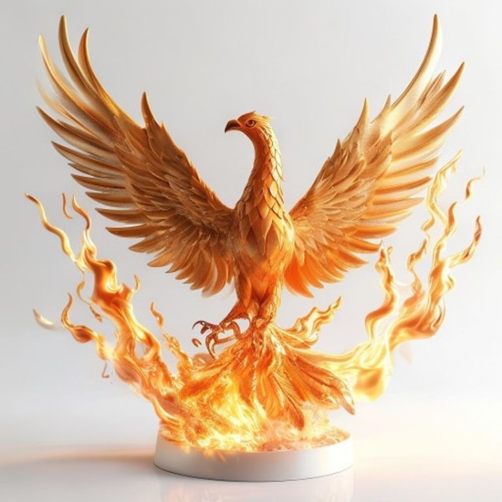 Phénix Renaissant — Figurine Mythologique 3D | minifab3d