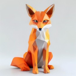 Renard Low-Poly — Figurine Géométrique 3D | minifab3d