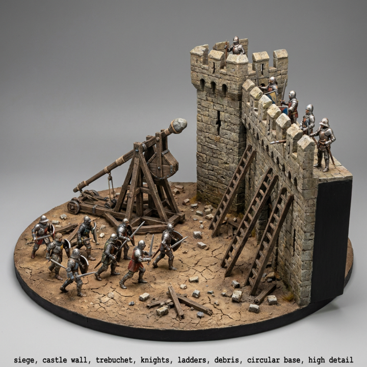 Maquette château fort médiéval