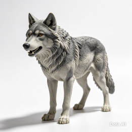 Loup réaliste