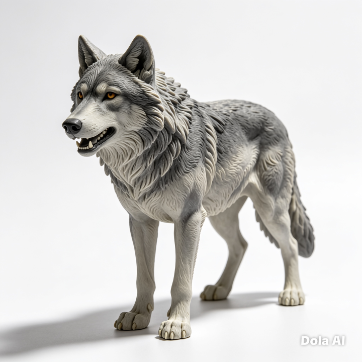 Loup réaliste