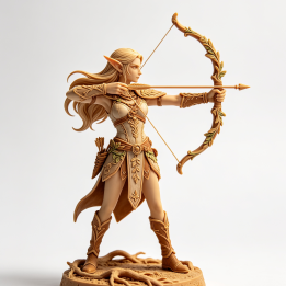 Elfe Sylvain archer