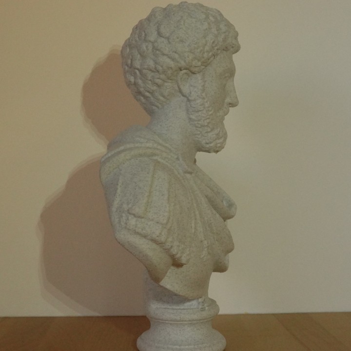 Buste Marc Aurèle empereur philosophe romain | minifab3d