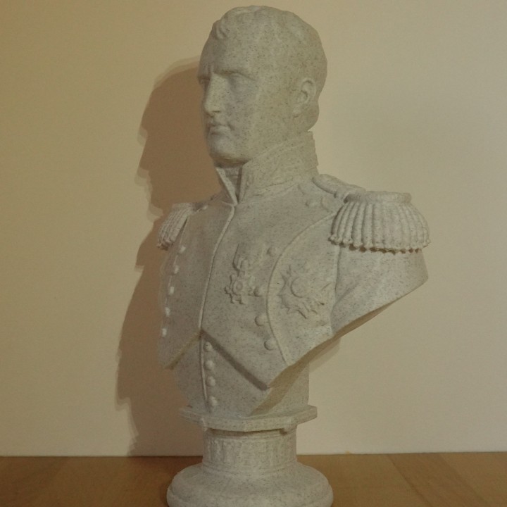 Buste Napoléon Bonaparte empereur français | minifab3d