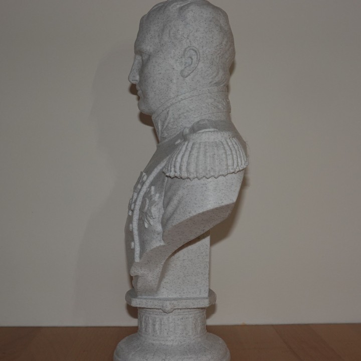 Buste Napoléon Bonaparte empereur français | minifab3d