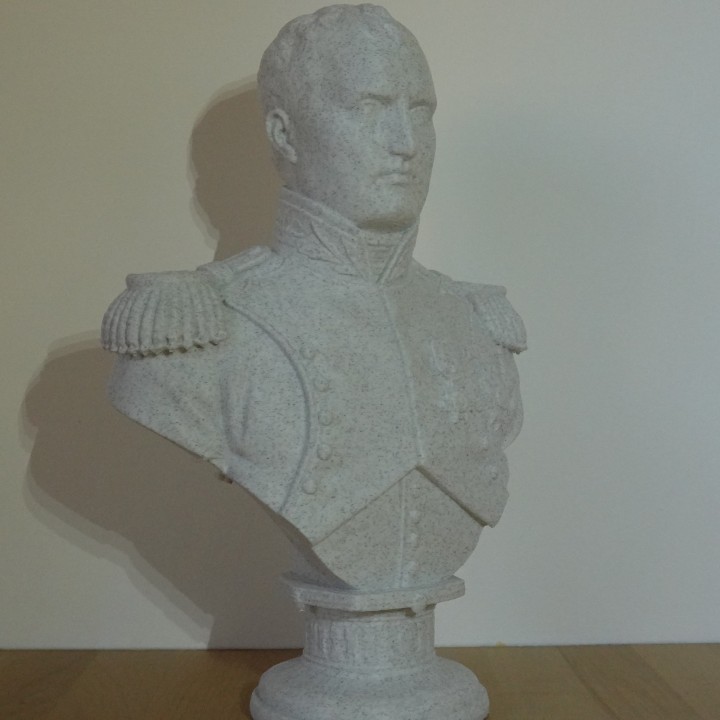 Buste Napoléon Bonaparte empereur français | minifab3d