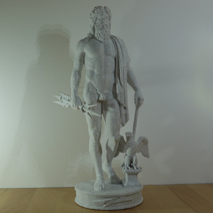 Statue Zeus roi des dieux grecs | minifab3d