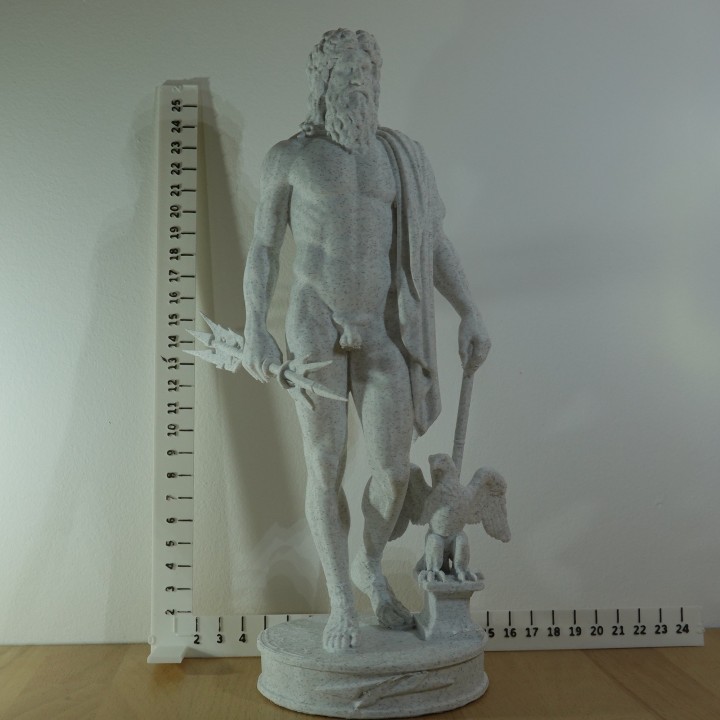 Statue Zeus roi des dieux grecs | minifab3d