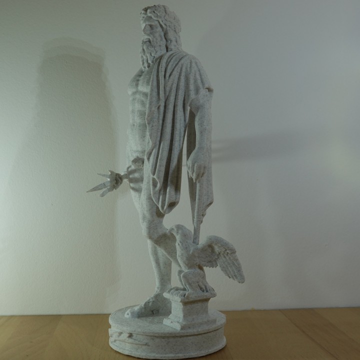 Statue Zeus roi des dieux grecs | minifab3d