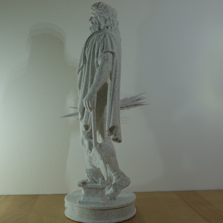 Statue Zeus roi des dieux grecs | minifab3d
