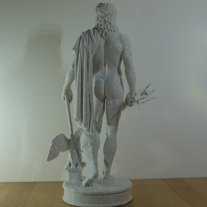 Statue Zeus roi des dieux grecs | minifab3d