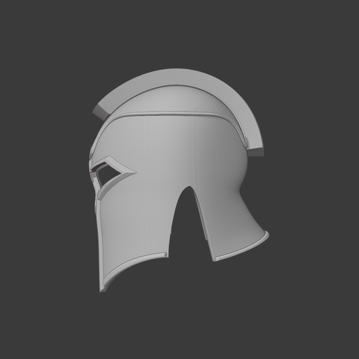 Casque Corinthien style Spartiate | minifab3d