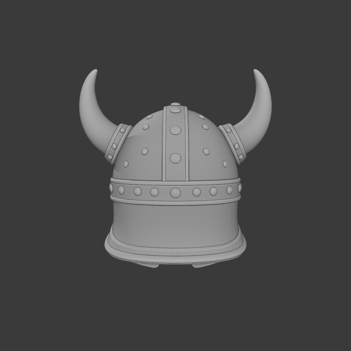 Casque Viking à cornes guerrier nordique | minifab3d