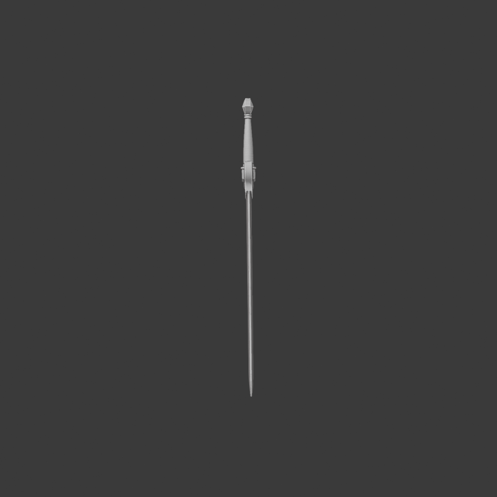 Épée Médiévale ornée, réplique décorative | minifab3d