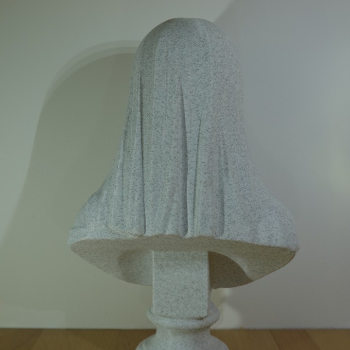 Buste Femme Voilée sculpture antique | minifab3d