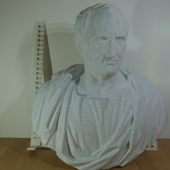 Buste de Cicéron orateur romain | minifab3d