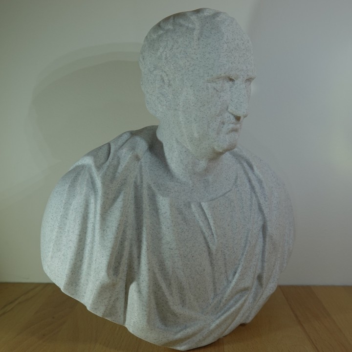 Buste de Cicéron orateur romain | minifab3d