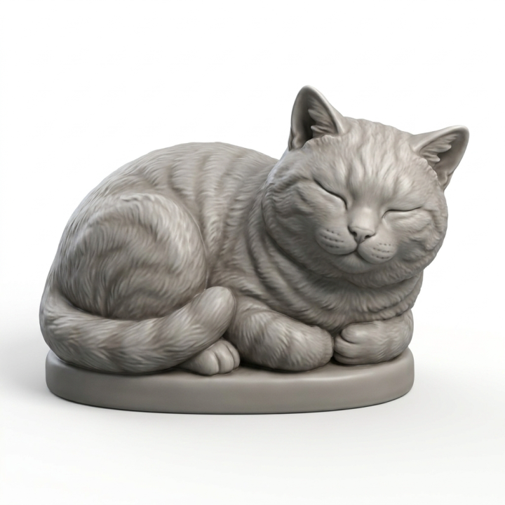 Lazy Cat – Chat Paresseux 3D