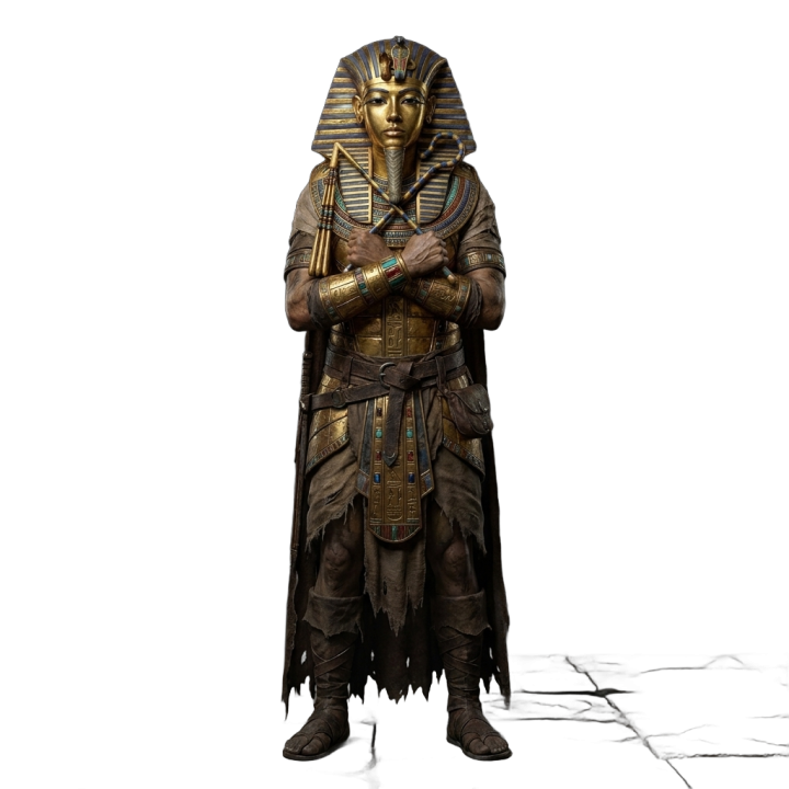 Figurine Toutânkhamon — miniFAB3D
