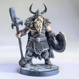 Viking Guerrier – Figurine 3D | minifab3d