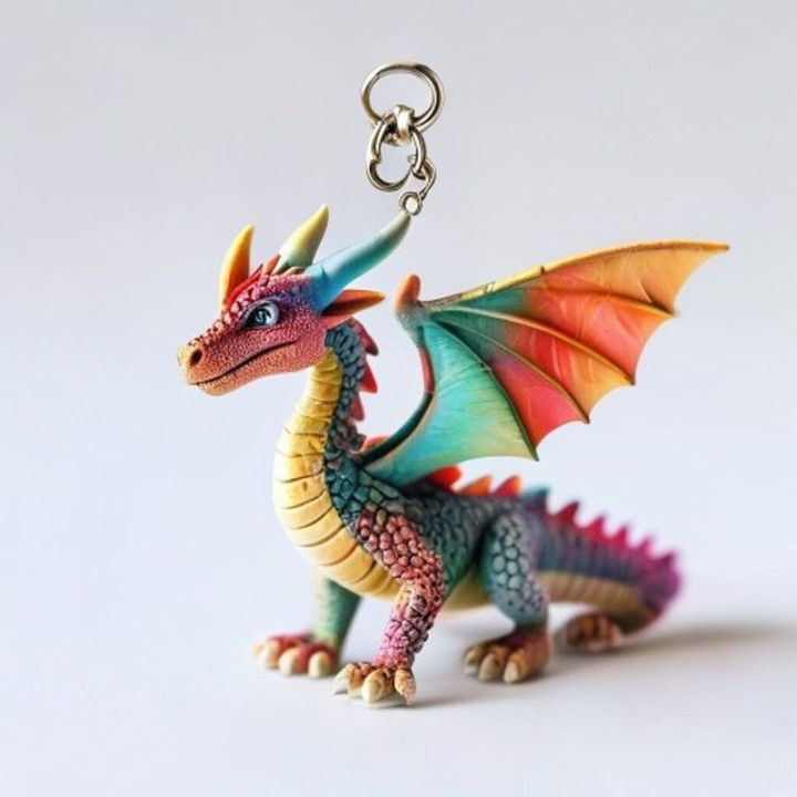 Porte-clés Dragon 3D Articulé | minifab3d