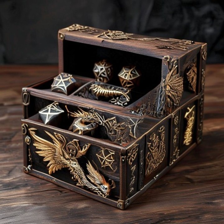 Boîte à Dés RPG 3D | minifab3d