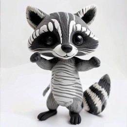 Raton Laveur Articulé Flexi 3D | minifab3d