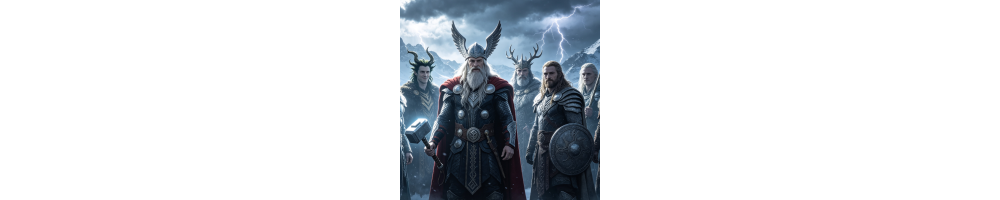 Figurines Mythologie Nordique – Dieux et Créatures Vikings à Peindre