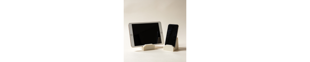 Support téléphone & tablette imprimé 3D — Fabriqué en France