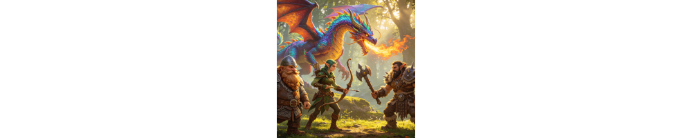 Figurines Fantasy − Elfes, Nains, Dragons & Sorciers | MiniFAB3D