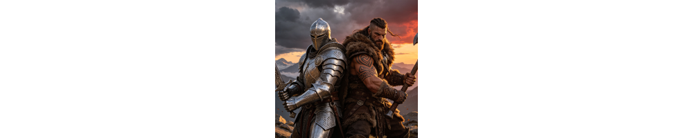 Guerriers & Barbares − Figurines Fantasy à peindre | MiniFAB3D
