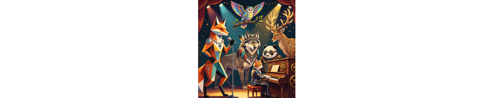 Animaux Stylisés − Figurines Animales à peindre | MiniFAB3D