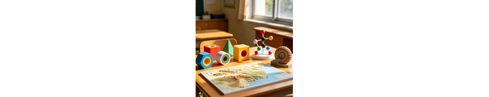 Supports pédagogiques imprimés 3D — Éducation, SVT, maths