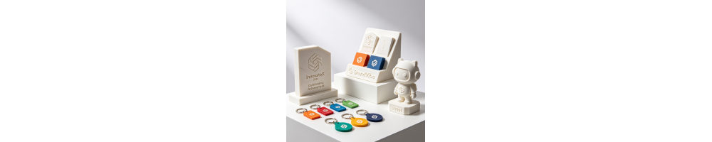 Objets sur mesure & séries — Goodies, packaging, pièces uniques