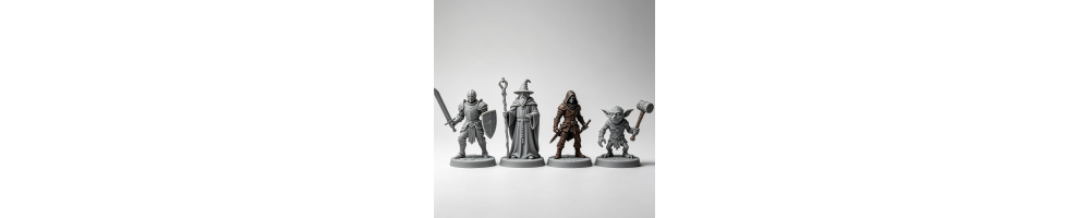 Miniatures D&D & Pathfinder imprimées 3D | MiniFAB3D