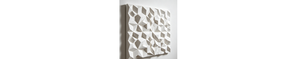 Art mural géométrique imprimé 3D en France | MiniFAB3D