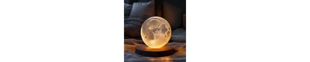 Moon Lamps imprimées 3D en France | MiniFAB3D