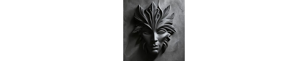 Masques déco murale imprimés 3D en France | MiniFAB3D